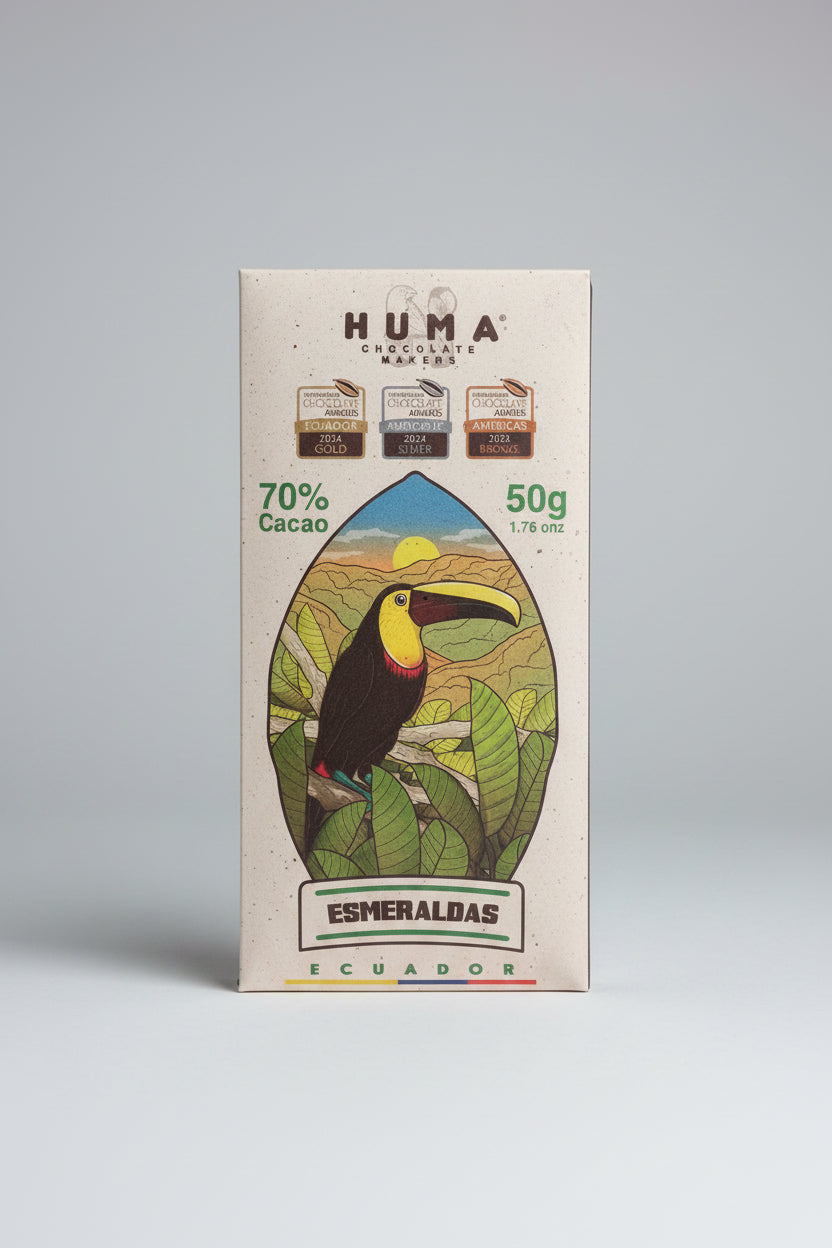 Esmeraldas Dark Chocolate | 70% Cacao | 50g
